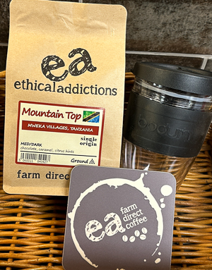 Coffee, Coaster and Cup Deal