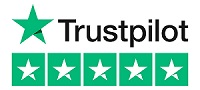 TrustPilot logo with 5 stars