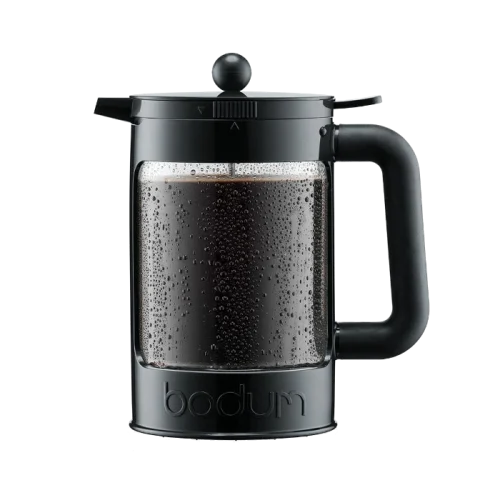 Cold brew, black handle and lid