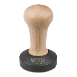 COFFEE TAMPER WITH TEFLON BASE AND WOOD HANDLE 58MM
